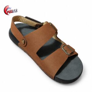 Premium Brown Buckle Sandal
